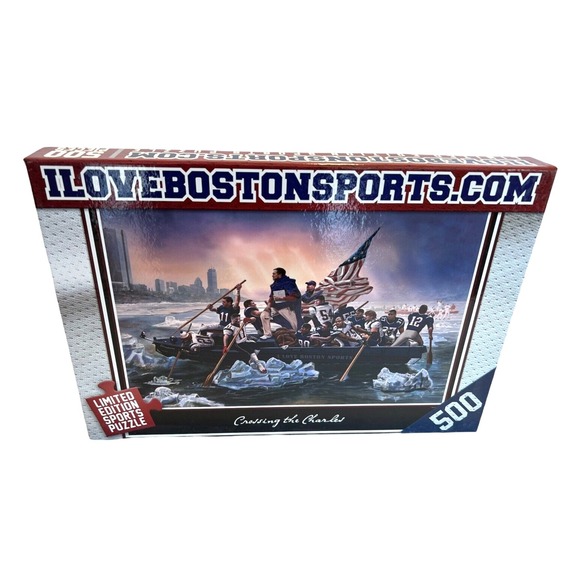 ILOVEBOSTONSPORTS.COM Other - Boston Sports Puzzle 500 Piece New England Patriots Crossing the Charles NEW